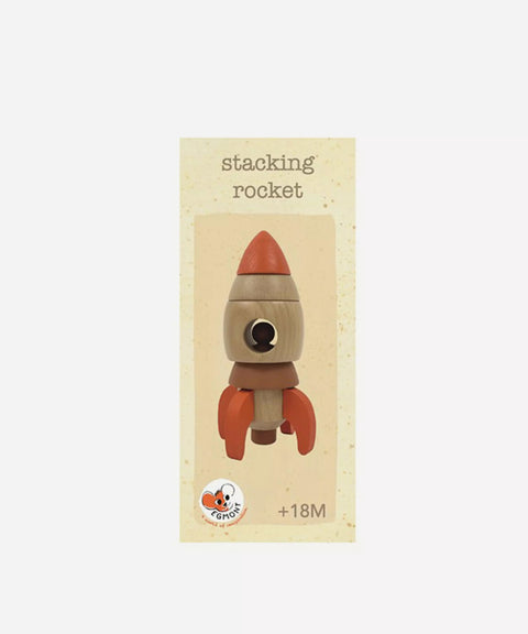 Egmont Toys Wooden Stacking Rocket