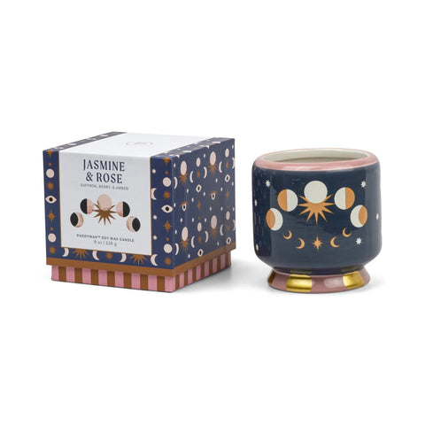 Designworks Collective Paddywax Adopo Moon Phases Ceramic Candle