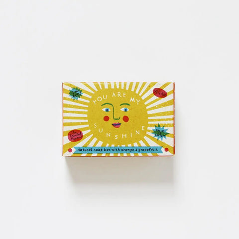 Sunshine Orange & Grapefruit Soap Bar, The Printed Peanut Soap Company