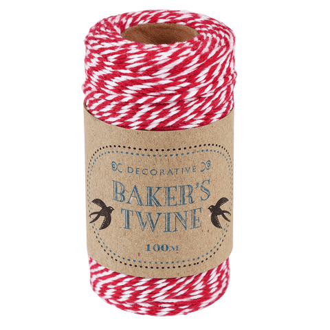 Red and white Roll of twine