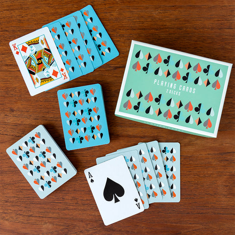 Box of playing cards (two decks)