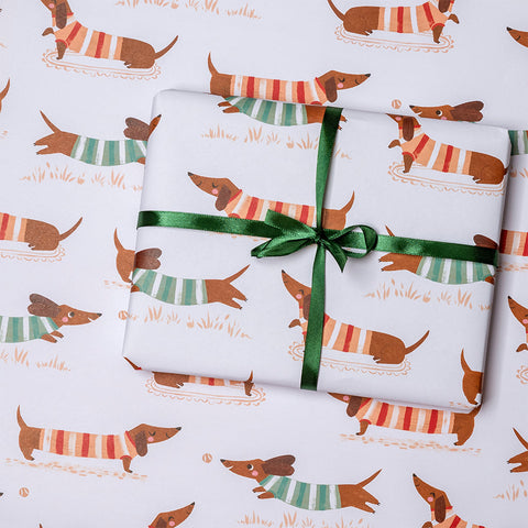 Wrapping paper Sausage Dog