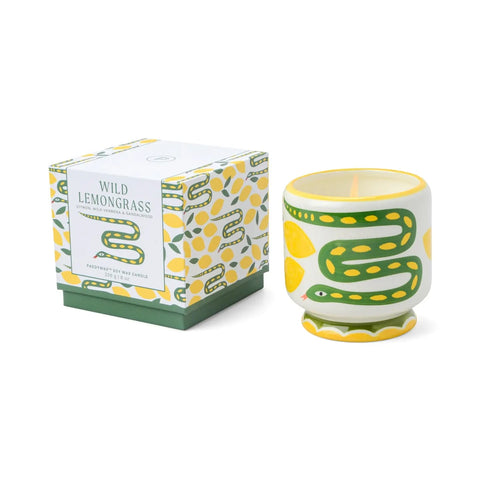 Designworks Collective Paddywax Adopo Snake Ceramic Candle