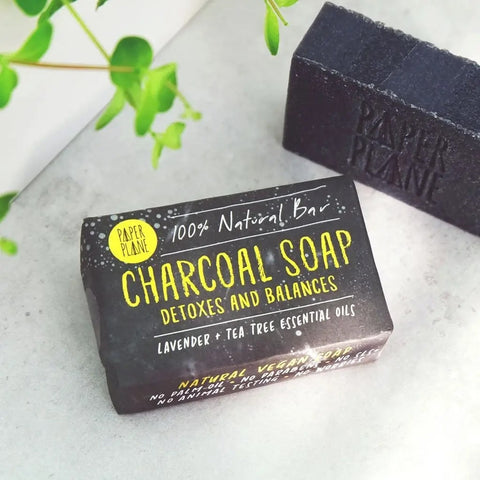 Paper Plane Charcoal Soap