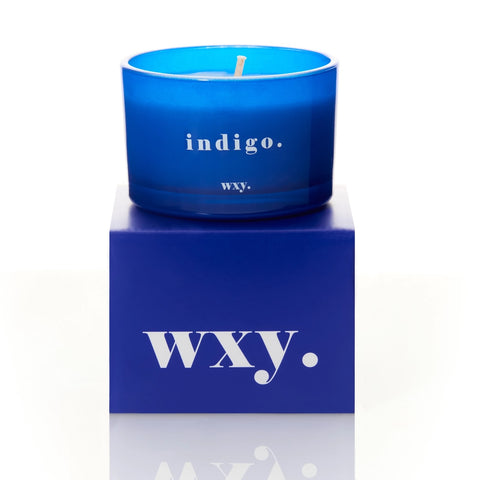 wxy. Indigo - Rosemary + Juniper Candle