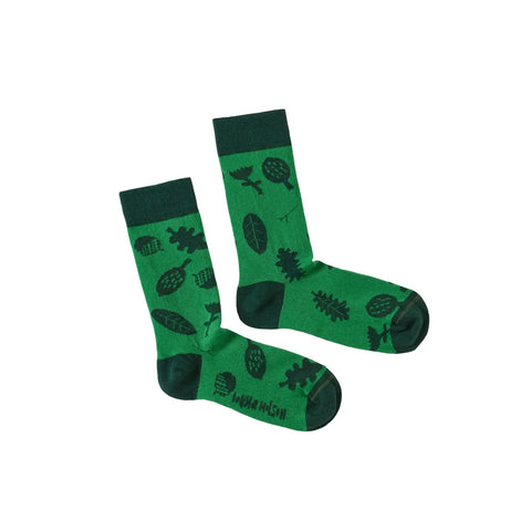 Donna Wilson Sprig Green Socks