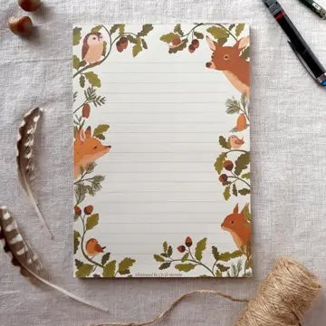 Woodland animals notepad, Cécile Berrubé