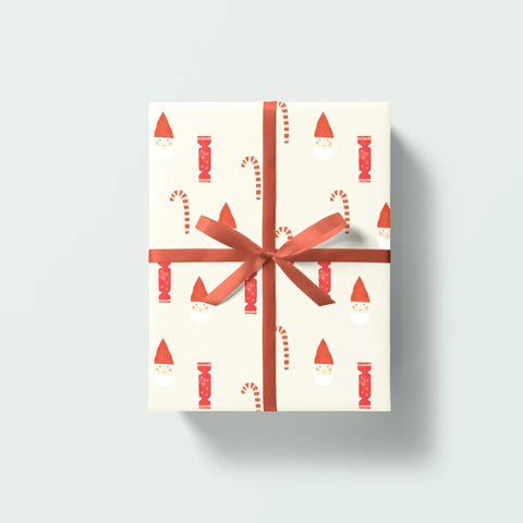 Plewsy Santa Christmas Gift Wrap