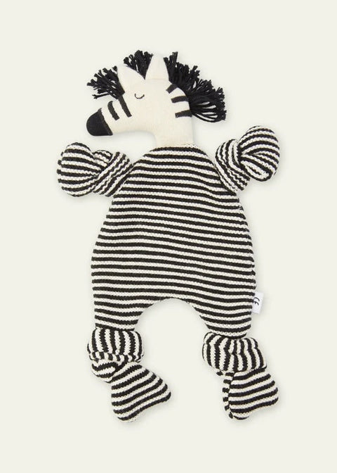 Cotton Knit Baby Comforter Cuddle Cloth Zebra, Sophie Home