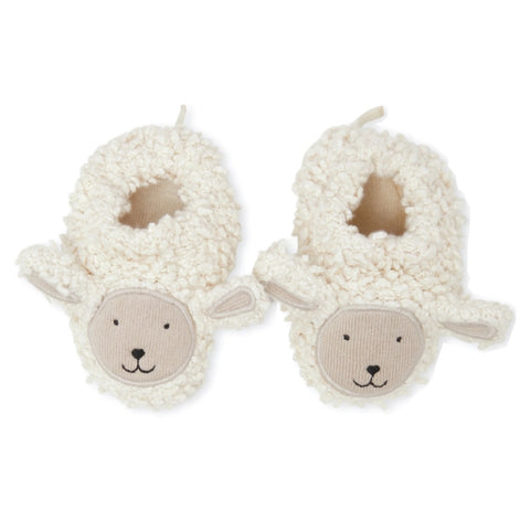 Cotton Knit Baby Booties Sheep Boucle, Sophie Home