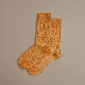 Rove Knitwear Faltering Stripe Socks Sherbert