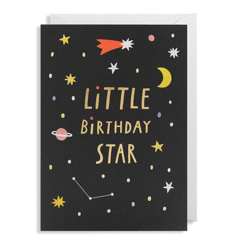 Little Birthday Star Card