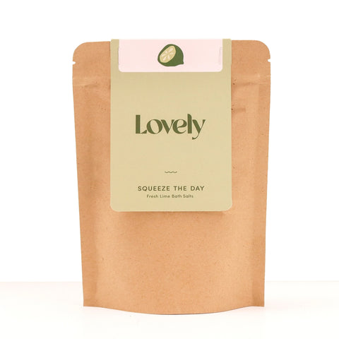 Lovely Skincare Bath Salts - Squeeze the Day - Fresh Lime