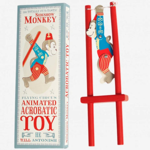 Wooden acrobatic toy