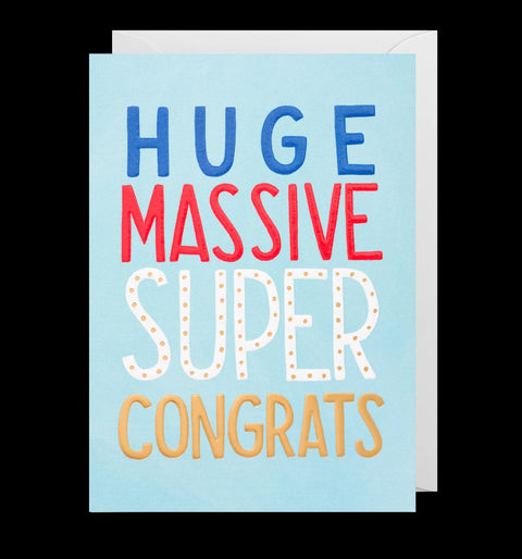 Huge Massive Super Cograts Card