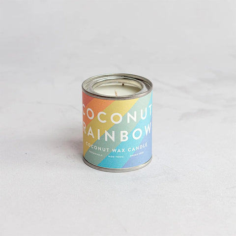 Rainbow Coconut Conscious Candle, Chickidee Homeware