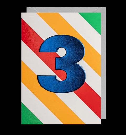 3 Number Card