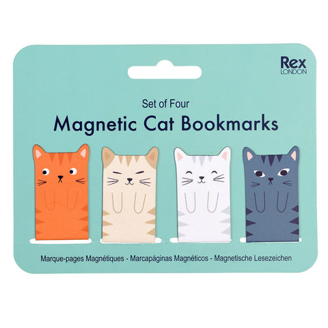 Magnetic cat bookmarks