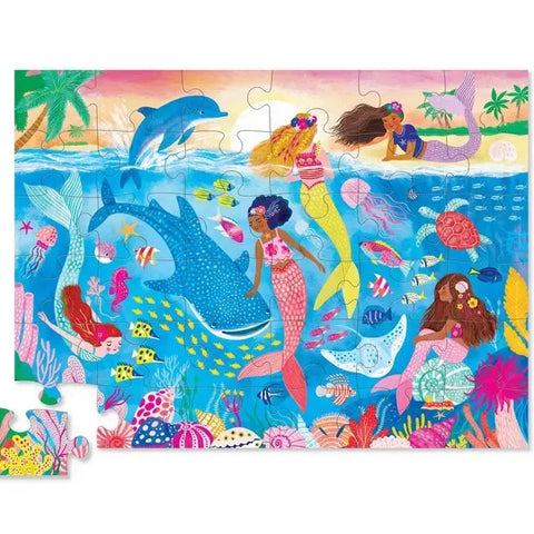 Hippychick Crocodile Creek 36-Pc Puzzle/Mermaid Dreams