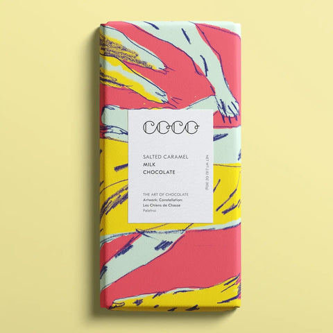 Coco Chocolatier Salted Caramel Milk Chocolate Bar