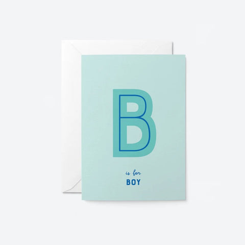 B is for BOY Card, Graphic Factory