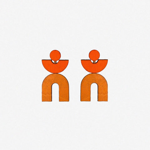 Studio Mali Amar Earrings Orange