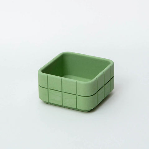 Jesmonite square pot Block Design