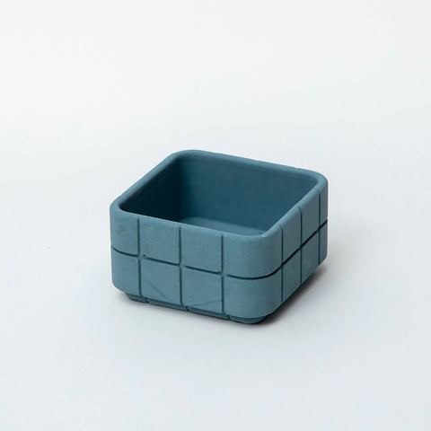 Jesmonite square pot Block Design