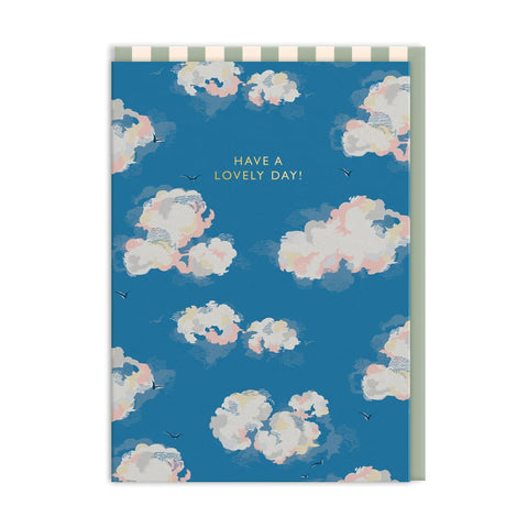 Cath Kidston Have A Lovely Day Clouds Greeting Card