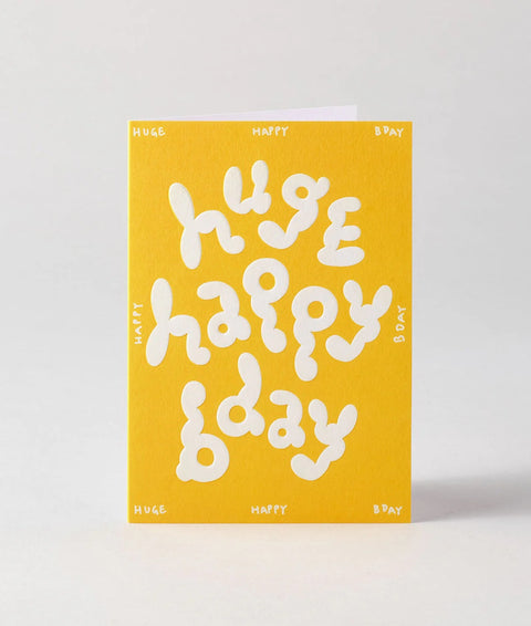 Wrap Huge Happy Bday Card