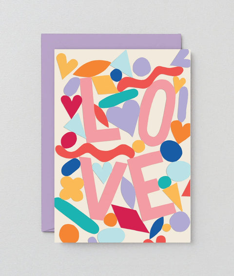 Wrap Love Embossed Greetings Card