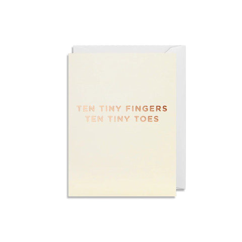 Cherished Ten Tiny Fingers Card