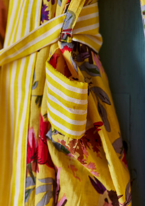 Namaste Bird Of Paradise Dressing Gown Yellow