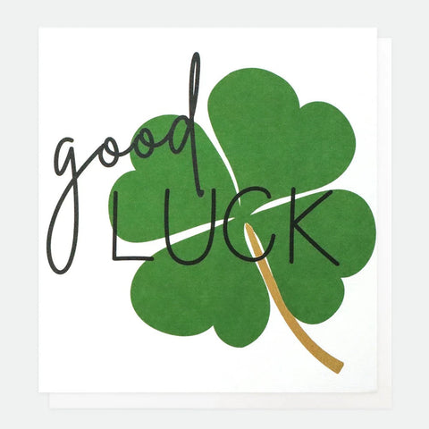 Good Luck Clover Card, Caroline Gardner