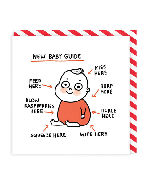 New Baby Guide Greeting Card