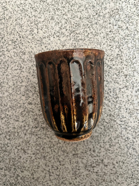 Japanese Ceramics Mug Brown