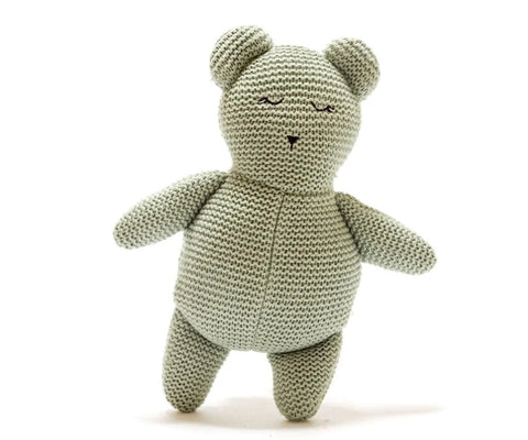 Organic Teddy Bear Toy Teal