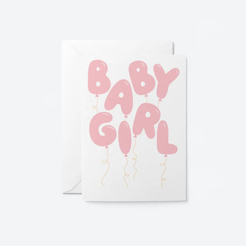 Baby Girl Greeting card, Graphic Factory