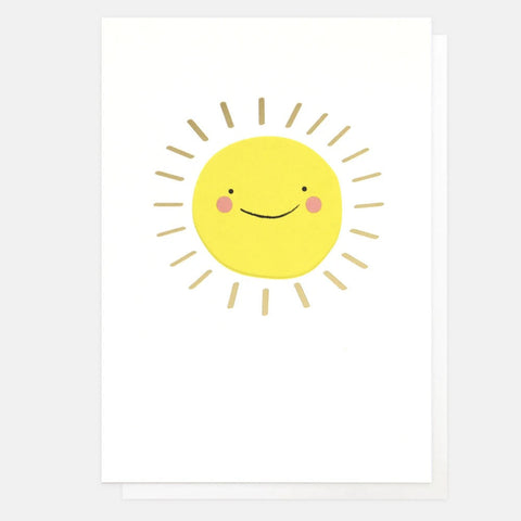 Smiley Sunshine Blank Card, Caroline Gardner