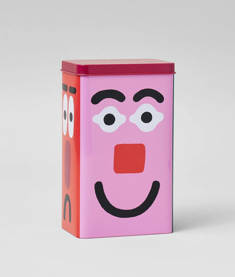 Wrap 'Faces' Coffee Tin