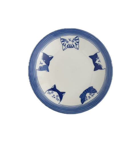 Japanese Shichita Cats Side plate