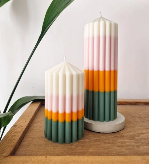 Last Ember Pillar Candles Delores