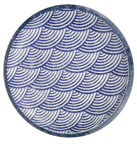 Japanese Marin Waves Dinner plate