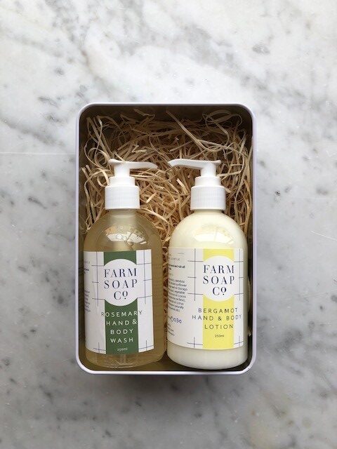 Farm Soap Co. Hand and Body Wash and Lotion Gift Set