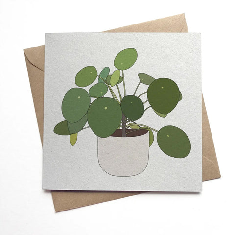 Kate Broughton Pilea Peperomioides Card