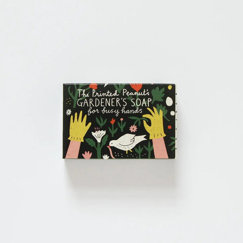 Gardener's Poppyseed & Peppermint Soap Bar, The Printed Peanut Soap Company