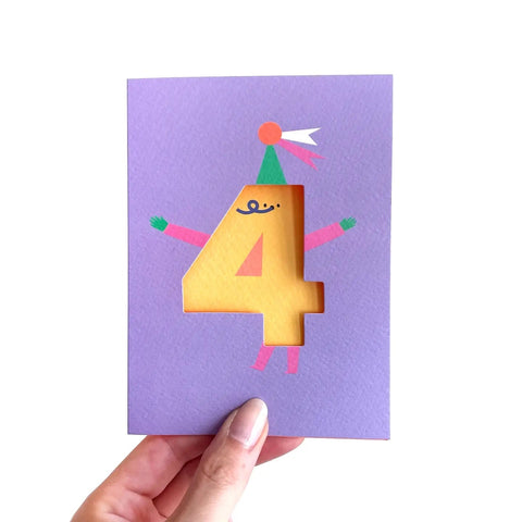 Rumble Cards Age 4 - Die Cut