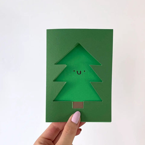 Rumble Cards Christmas Tree Card