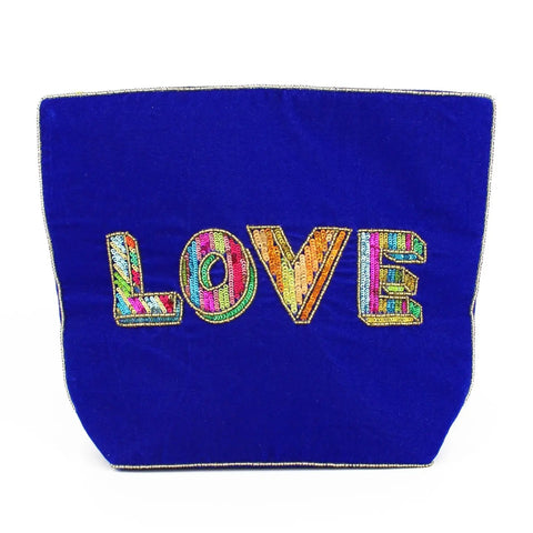 My Doris Love Blue Make Up Bag