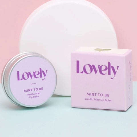 Lovely Skincare Lip Balm - Mint To Be - Peppermint Vanilla